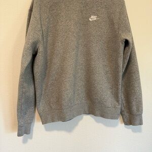 Nike Men's Heather Gray Crewneck Sweater